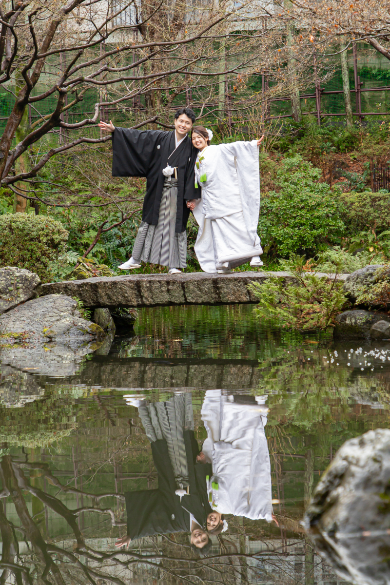 橋の上で・・・