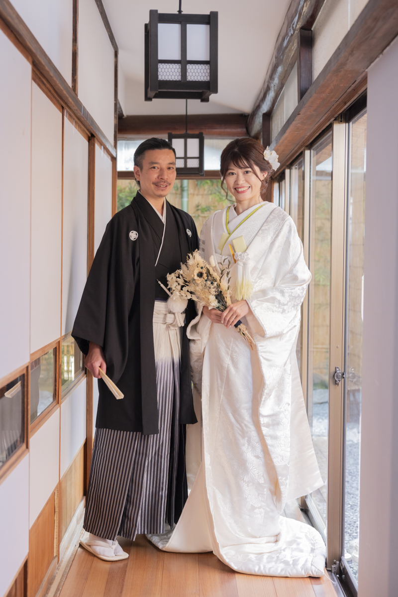 廊下での撮影も素晴らしい!