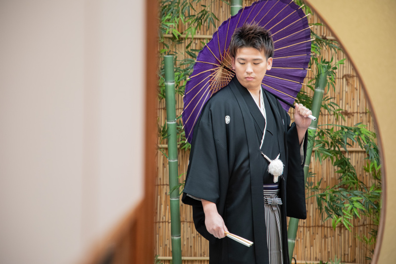 ご新郎様ソロ撮影!