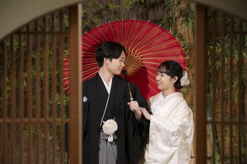 見つめ合いショット