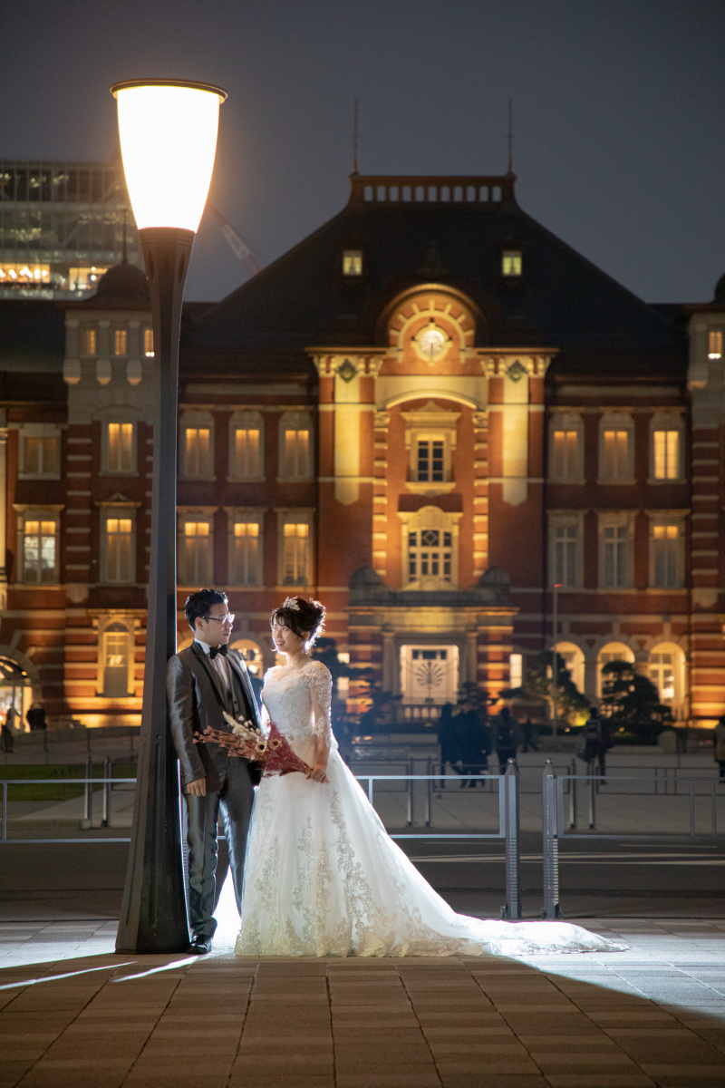 東京駅前撮影！