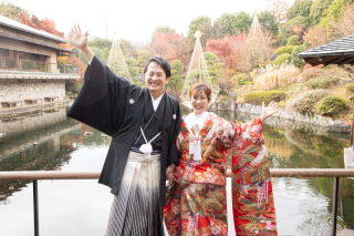 色打掛×目白庭園