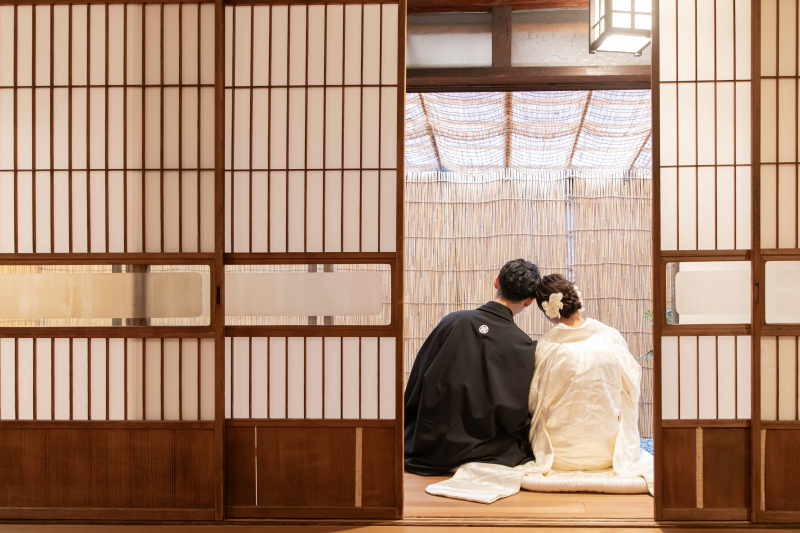 障子越しに・・・