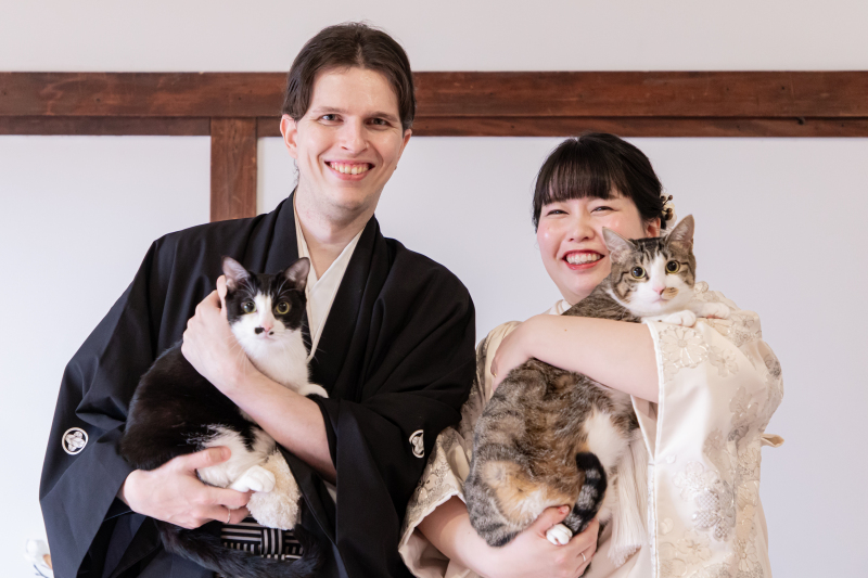 ねこちゃんたちと!
