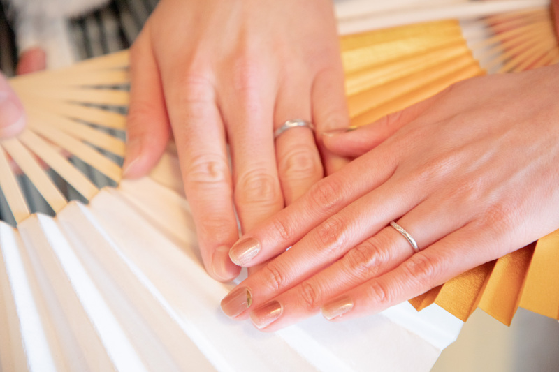 ☆お二人のお手元撮影☆