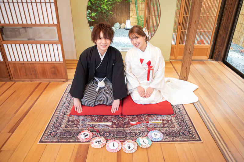 お座りショット