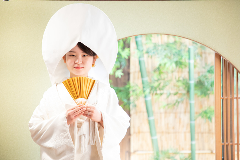 綿帽子、白無垢撮影！
