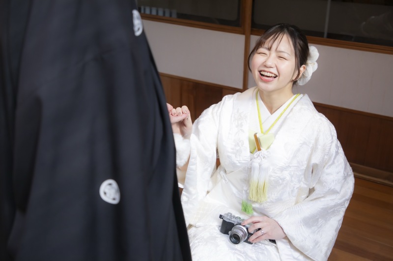 ご新婦様の大笑い