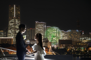 洋装1着　大さん橋ロケーション撮影