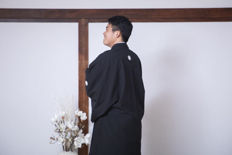 新郎様、登場！