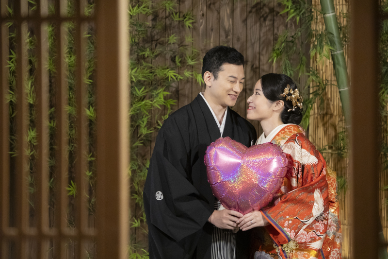 見つめ合い～ハートを添えて～