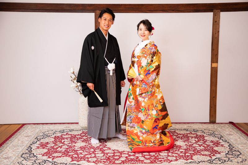 色打掛で華やかに！