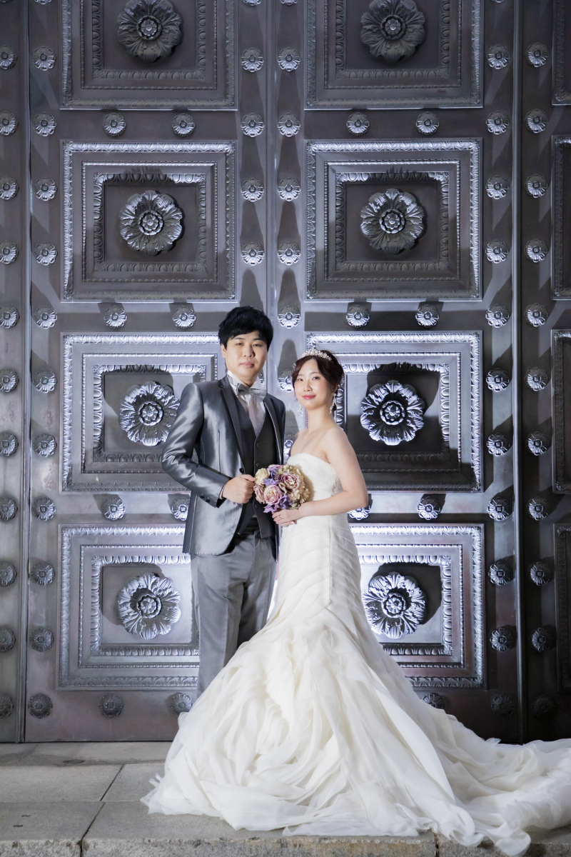 ドレス・タキシードにチェンジ