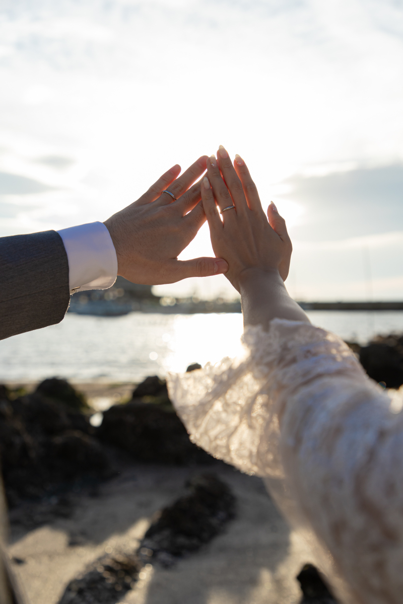 お手元カット！