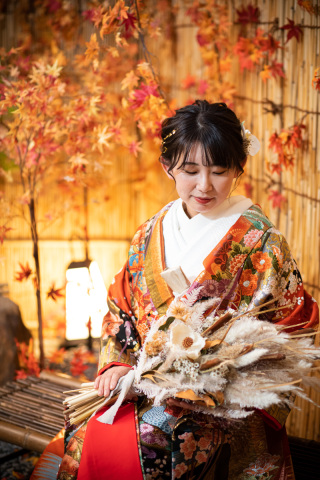 スタジオ内で紅葉のお写真も！！