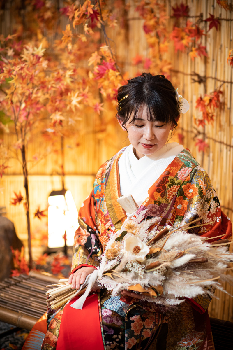 スタジオ内で紅葉のお写真も！！