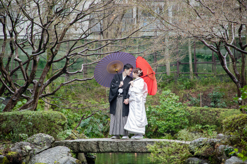 和装池田山公園ロケと和装洋装スタジオ撮影