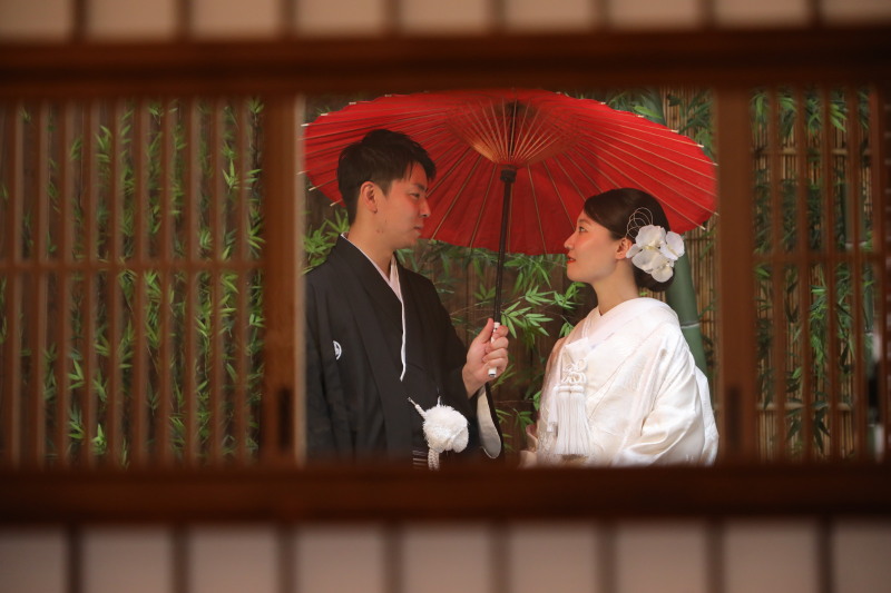 障子×格子越し