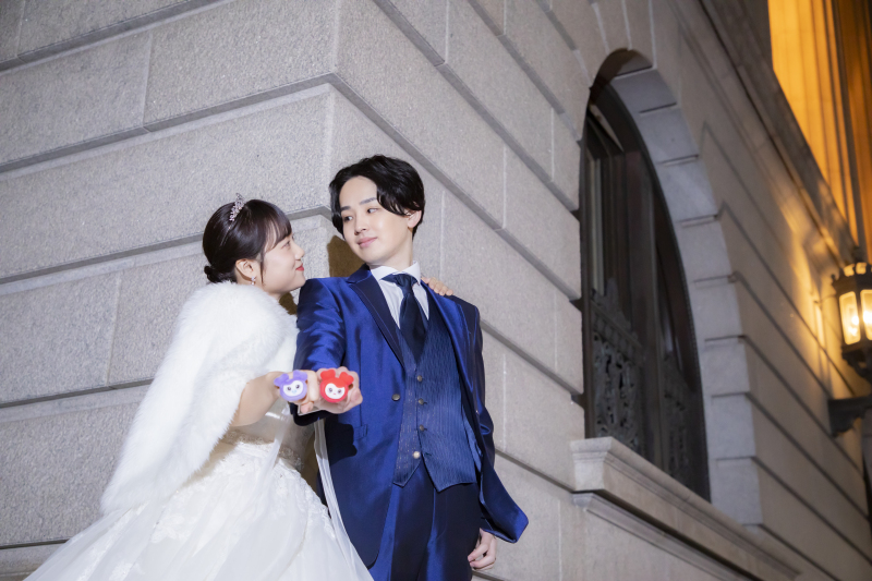 見つめ合うご新郎ご新婦様