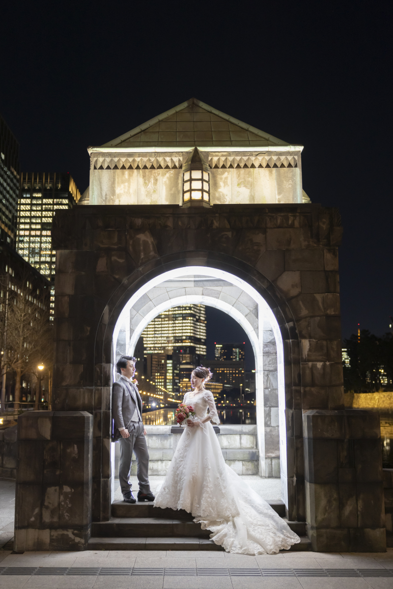 和田倉門でのショット!