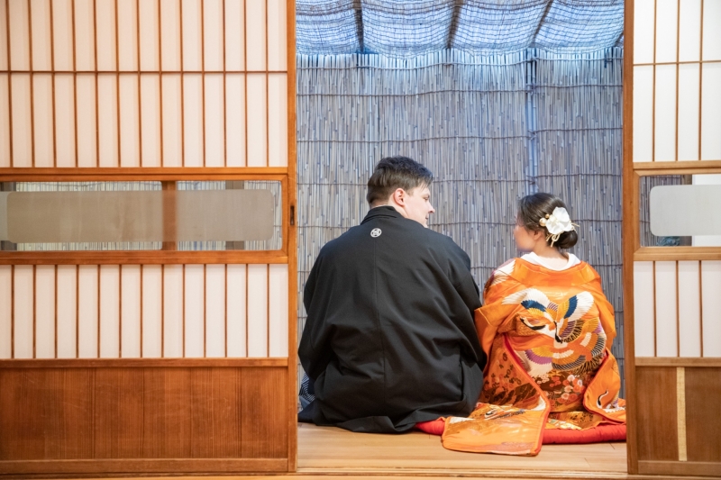 後ろ姿が映える