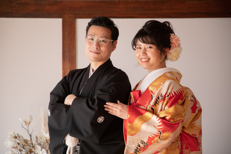 スタジオにて和装撮影！