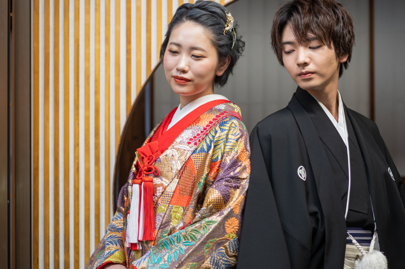 白金の地で和装フォトウェディング