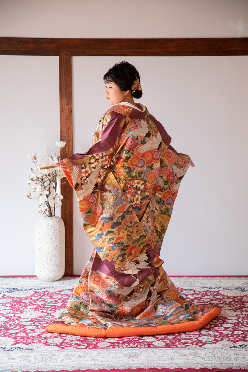 色打掛バックショット