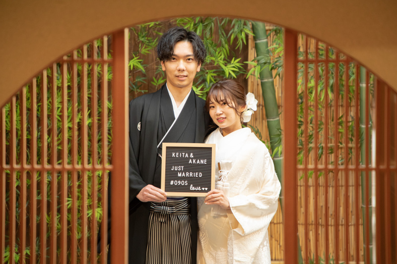 お庭での撮影！