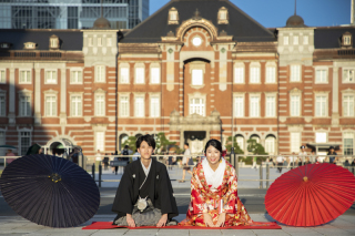 和装2着　東京駅ロケーション・スタジオ撮影