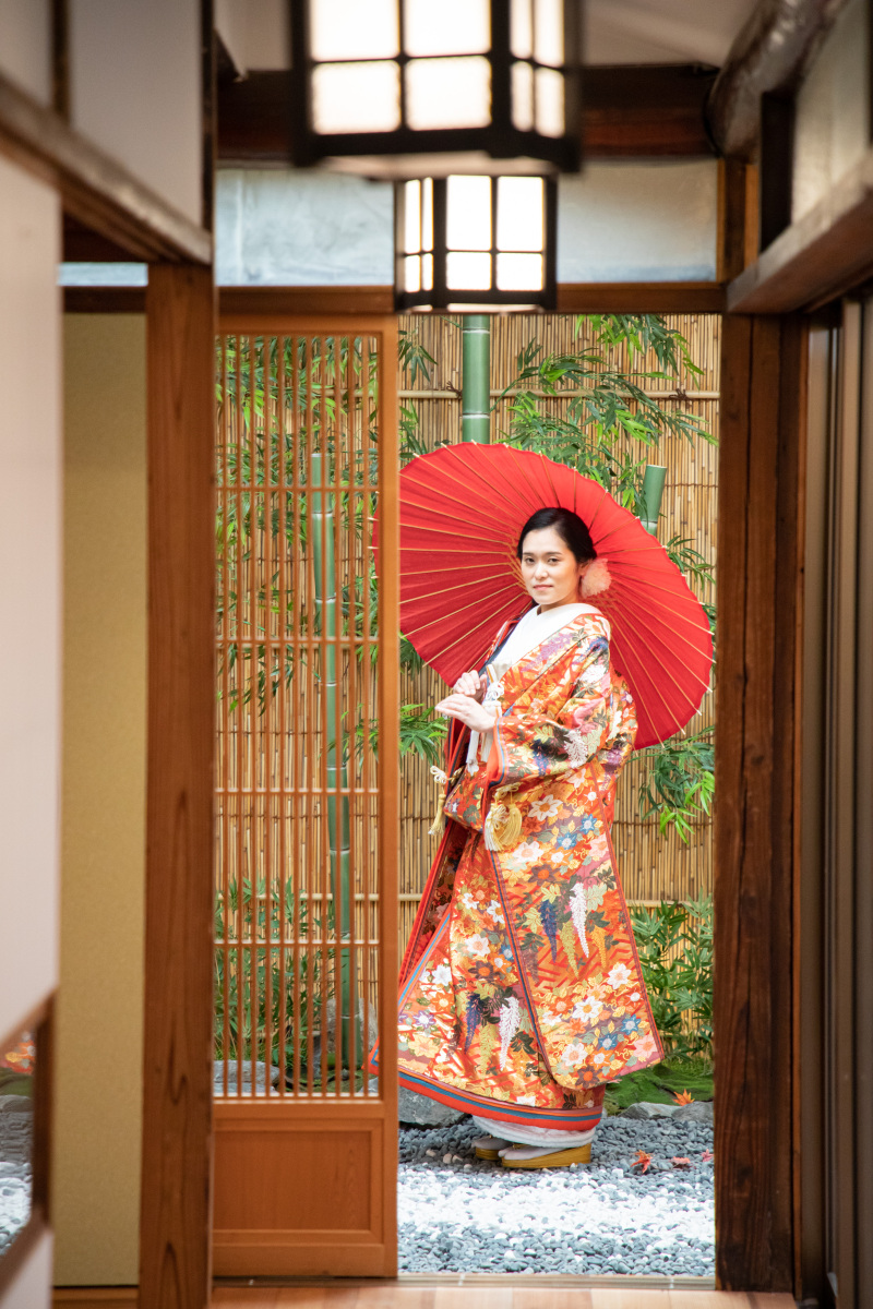 お庭での撮影！