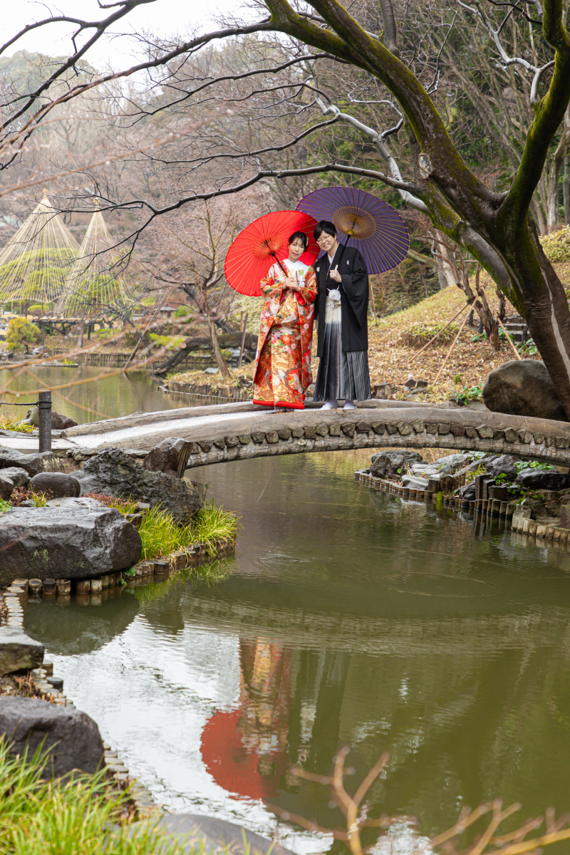 橋の上で・・・