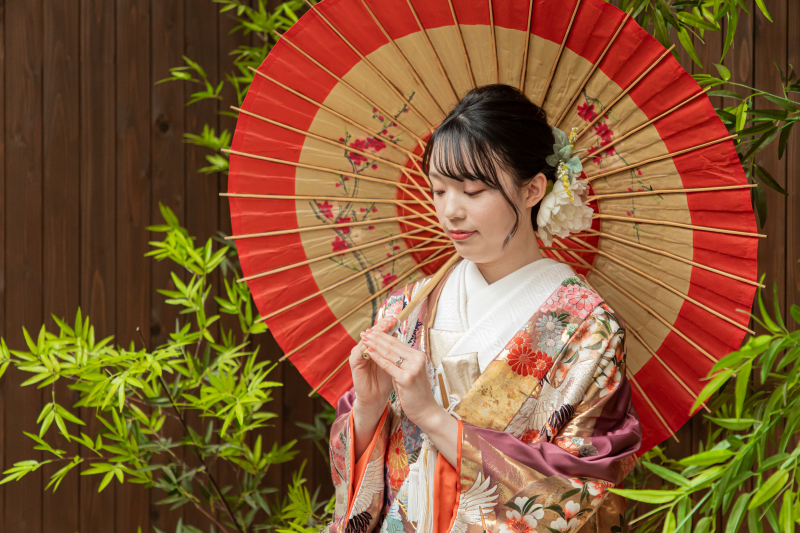新婦様×和傘
