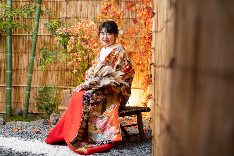 日没後に紅葉を使用したお写真