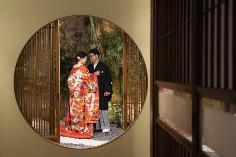 お庭での撮影！