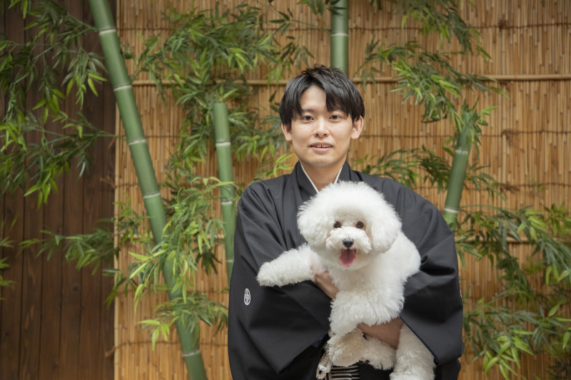ご新郎様とも!