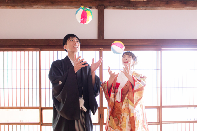 紙風船ショット!