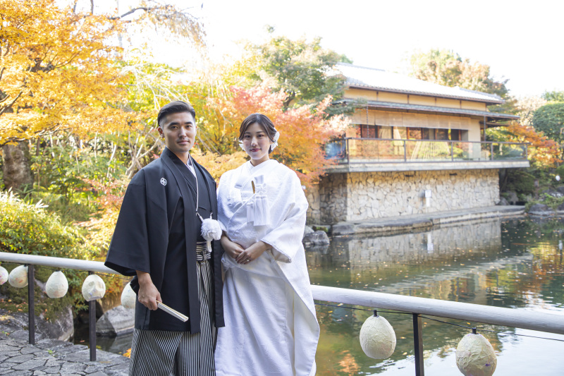 目白庭園ロケ!