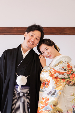 スタジオ色打掛撮影