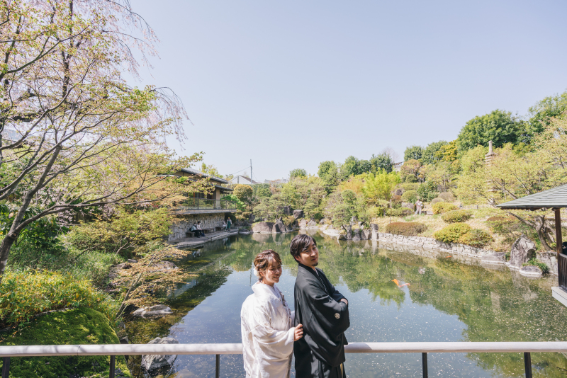 Sereno邸 photo&movie白金_庭園で撮影できる