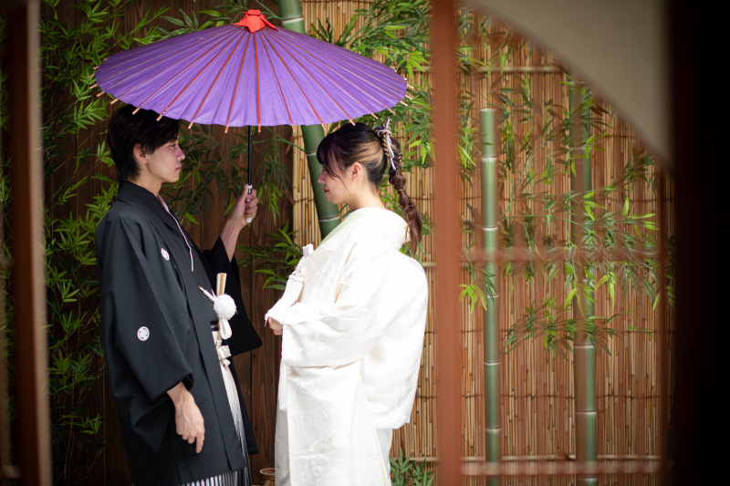 【スタジオ+ロケ撮影】和装2着・洋装１着撮影プラン　全白無垢・色打掛・ドレスから追加料金無しで選択可能！！