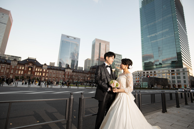 【東京駅ロケ限定！！】和装２着・洋装1着　スタジオ+東京駅ロケ撮影　撮影データ200カット以上納品！！