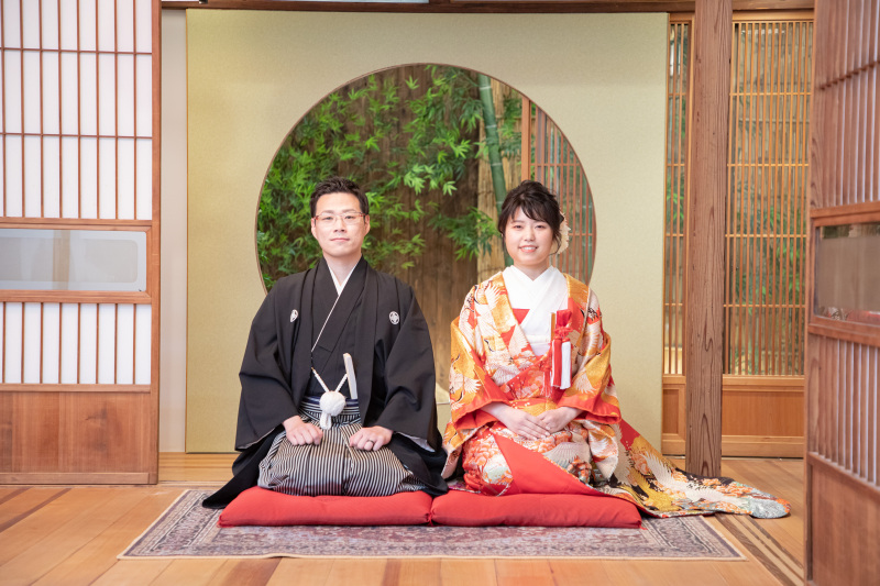 【スタジオ撮影】和装１着・洋装１着スタジオ撮影プラン　全白無垢・色打掛・ドレスから追加料金無しで選択可能！コミコミプラン