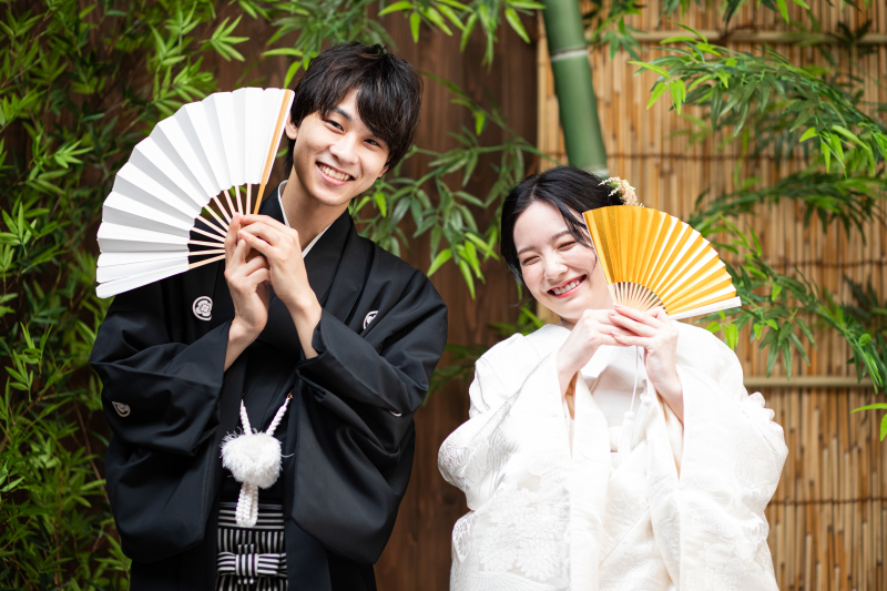 【スタジオ撮影】和装2着・洋装１着スタジオ撮影プラン　全白無垢・色打掛・ドレスから追加料金無しで選択可能！コミコミプラン