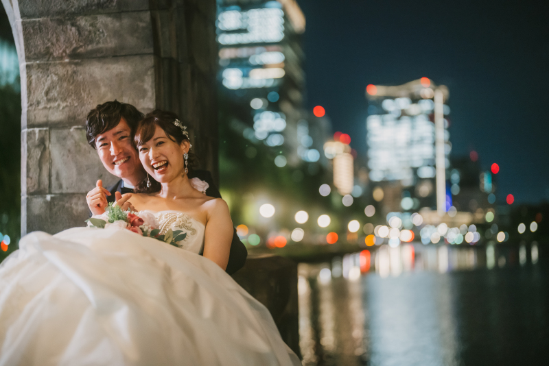 【スタジオ+ロケ撮影】和装2着・洋装１着撮影プラン　全白無垢・色打掛・ドレスから追加料金無しで選択可能！！