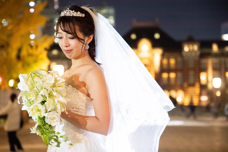 【スタジオ+ロケ撮影】和装2着・洋装１着撮影プラン　全白無垢・色打掛・ドレスから追加料金無しで選択可能！！