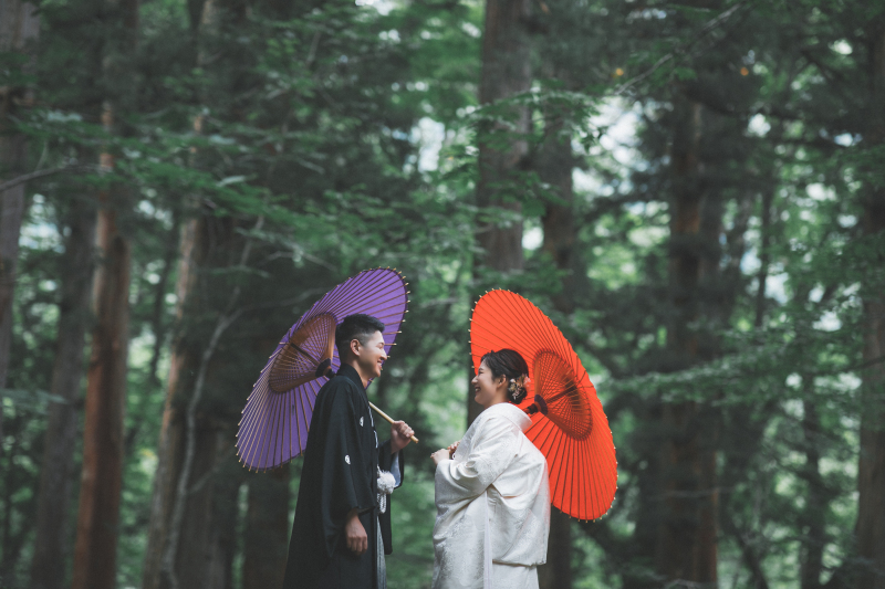 夏の戸隠神社 厳かな雰囲気と笑顔の撮影日