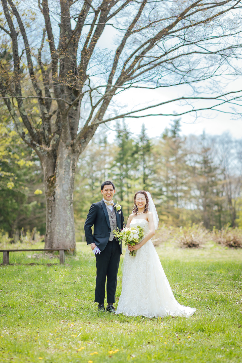 春に囲まれて撮影スタート