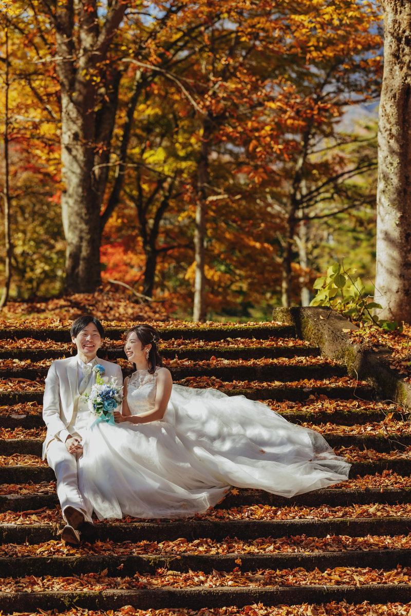 散策しながら撮影開始