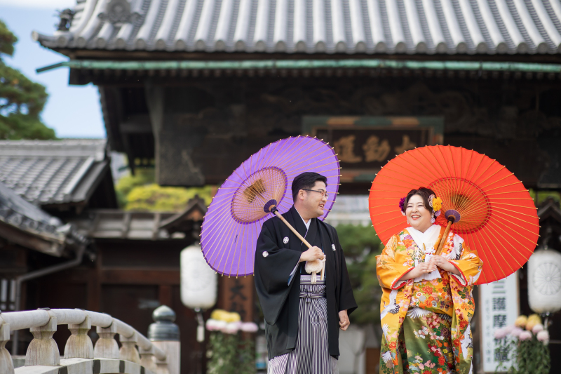 善光寺　和装ロケ